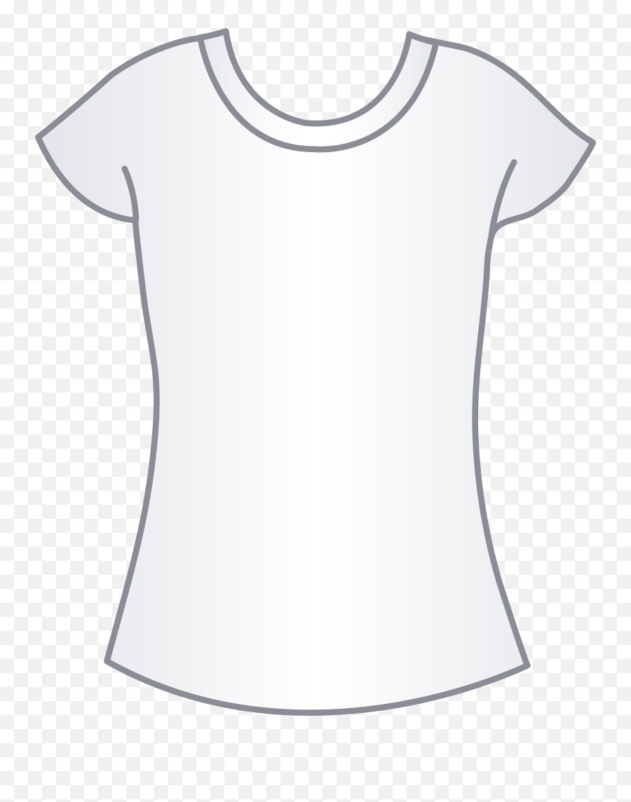 Library Of Women S Shirt Svg Freeuse - Woman White T Shirt Template Png,White T Shirt Transparent