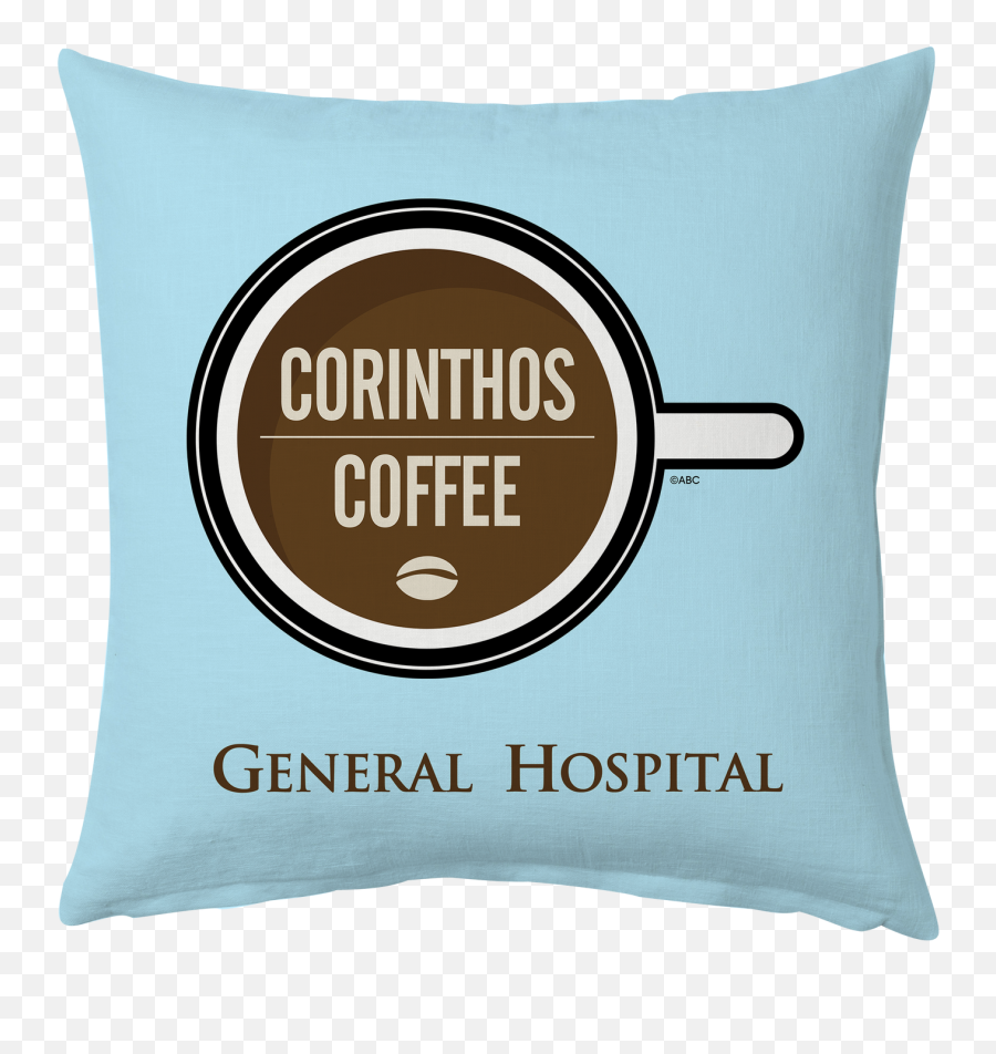 General Hospital Corinthos Coffee Throw Pillow - General Hospital Png,Shield With Star Icon 16x16