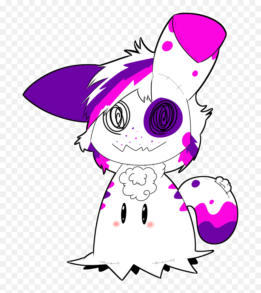 Mimikyu As Yumi By Yumifoxtail - Fur Affinity Dot Net Cartoon Png,Mimikyu Png