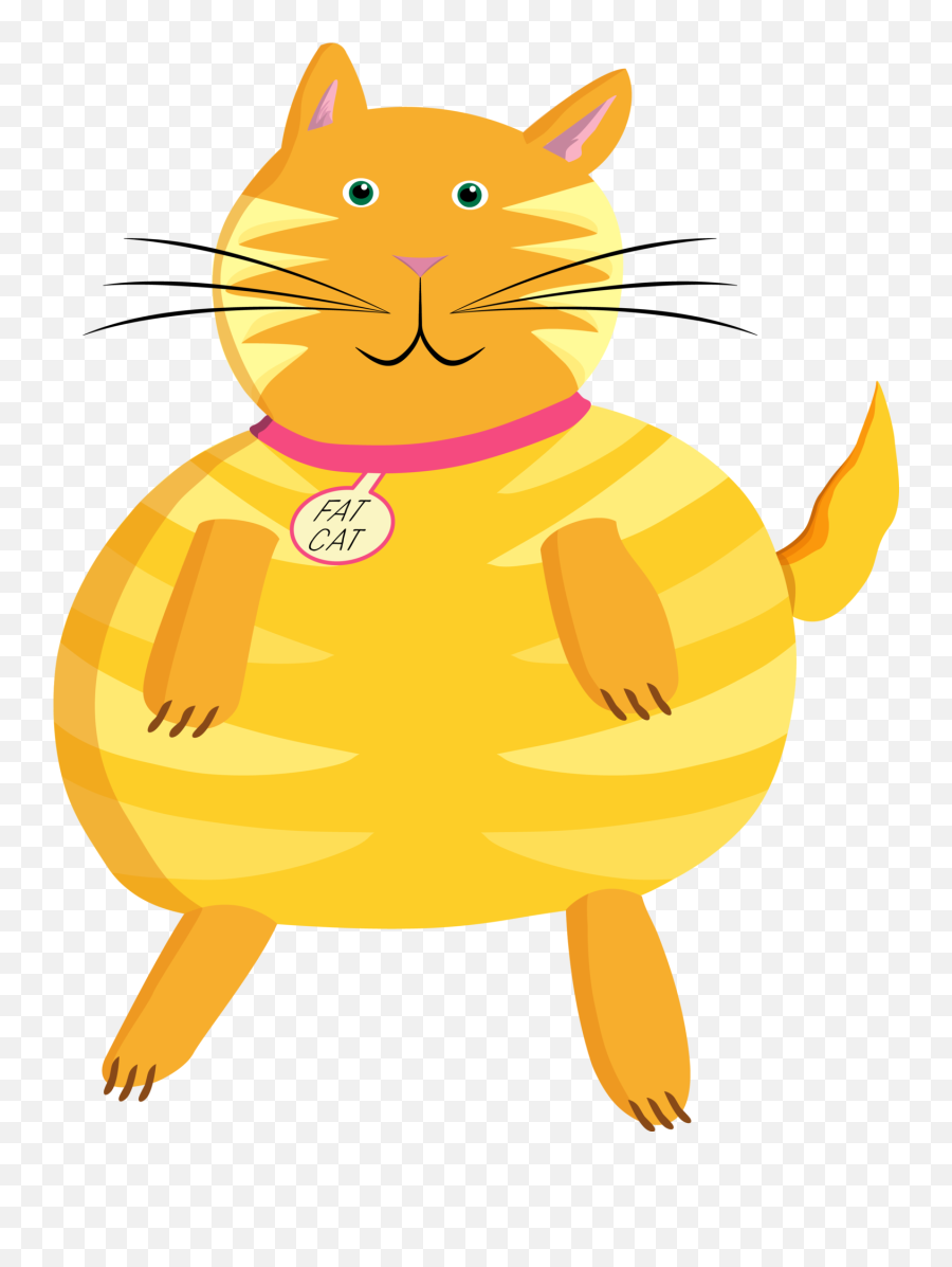 Sad Clipart Fat Transparent Free For Download - Fat Cat Clipart Png,Sad Cat Png