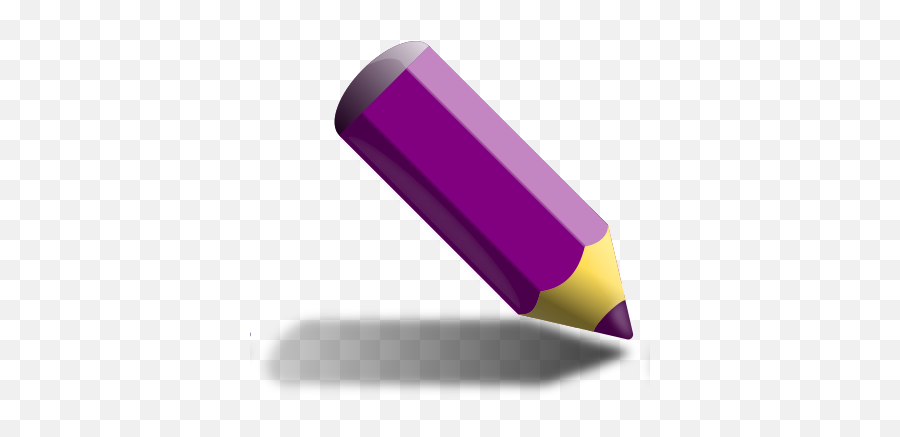 Pencil Clipart Png In This 5 Piece Svg And - Lapiz De Color Morado,Small Pencil Icon