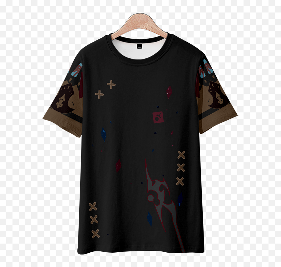 Anime Final Fantasy Xiv Short Sleeve Casual T - Shirt Cosplay Billie Eilish Green Flame Shirt Png,I Am Setsuna Icon