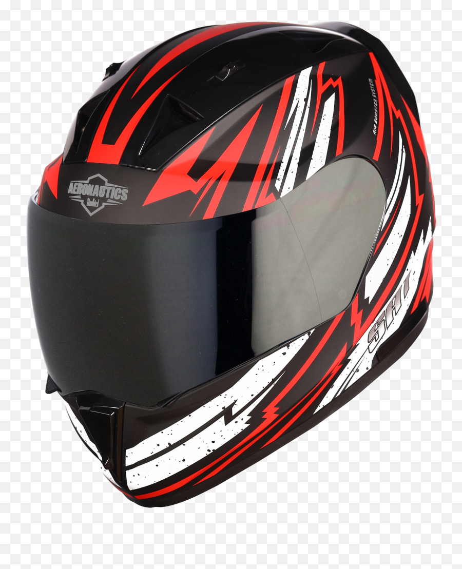 Sa - 1 Booster Mat Black With Red Smoke Visor With Extra Steelbird Sa 1 Helmet Png,Icon Airflite Face Shield