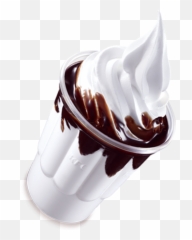 Hd Glass Of Ice Cream Png Image Free - Soft In
