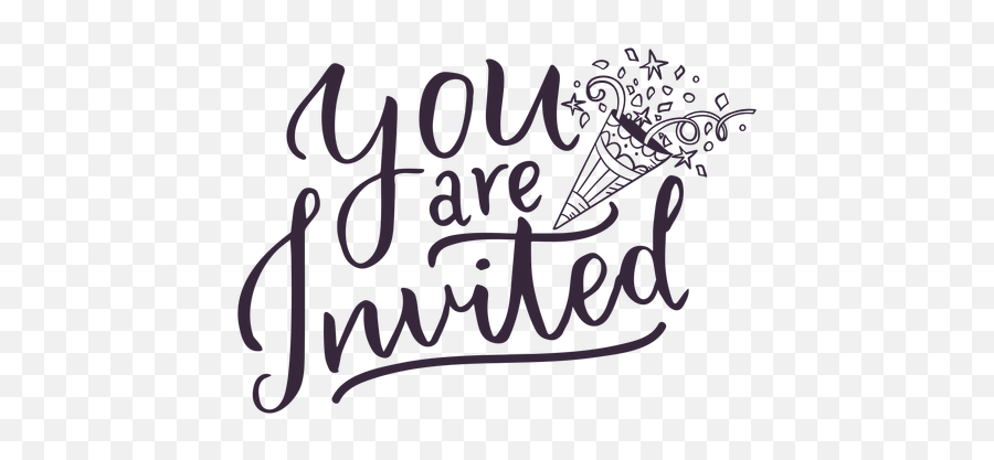 Transparent Png Svg Vector File - Transparent You Re Invited Png,You're Invited Png