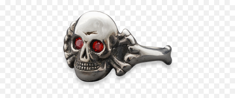 Red Eyes Skull Ring - Scary Png,Icon Skull Leather Jacket