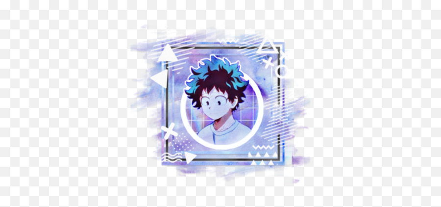 Quirkoneforaii Twitter - Background Square Purple Aesthetic Png,Deku Icon