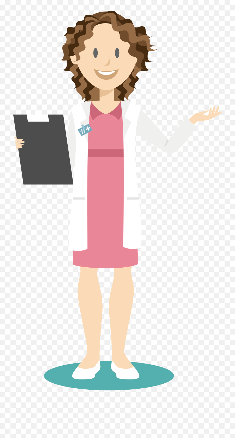 Woman Clip Art A - Doctor Cartoon Transparent Background Png,Woman Clipart  Png - free transparent png images 