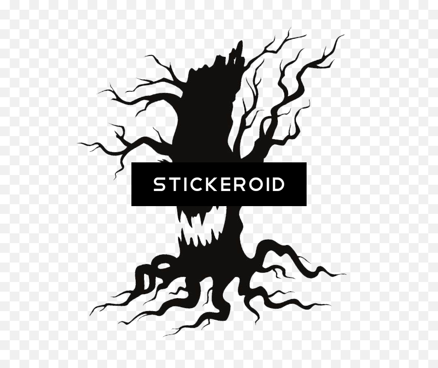 Halloween Spooky Trees - Scary Haunted Trees For Halloween Png,Spooky Tree Png