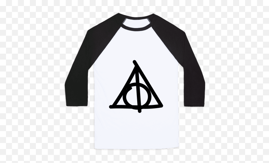 Deathly Hallows Doodle Baseball Tee - Baseball Full Size My Sexual Preference Is Nope Png,Deathly Hallows Png