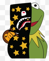 Bhangg Creations - Cool Drawings Bape Png,Kermit Transparent