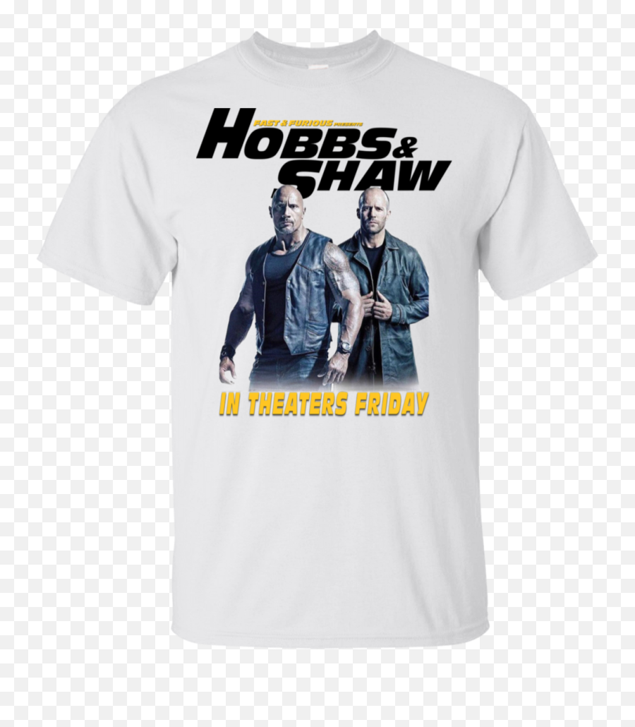 Original Hobbs And Shaw Fast Furious 2019 Movie T Shirt - Hobbs Shaw Poster Png,Fast And Furious Png