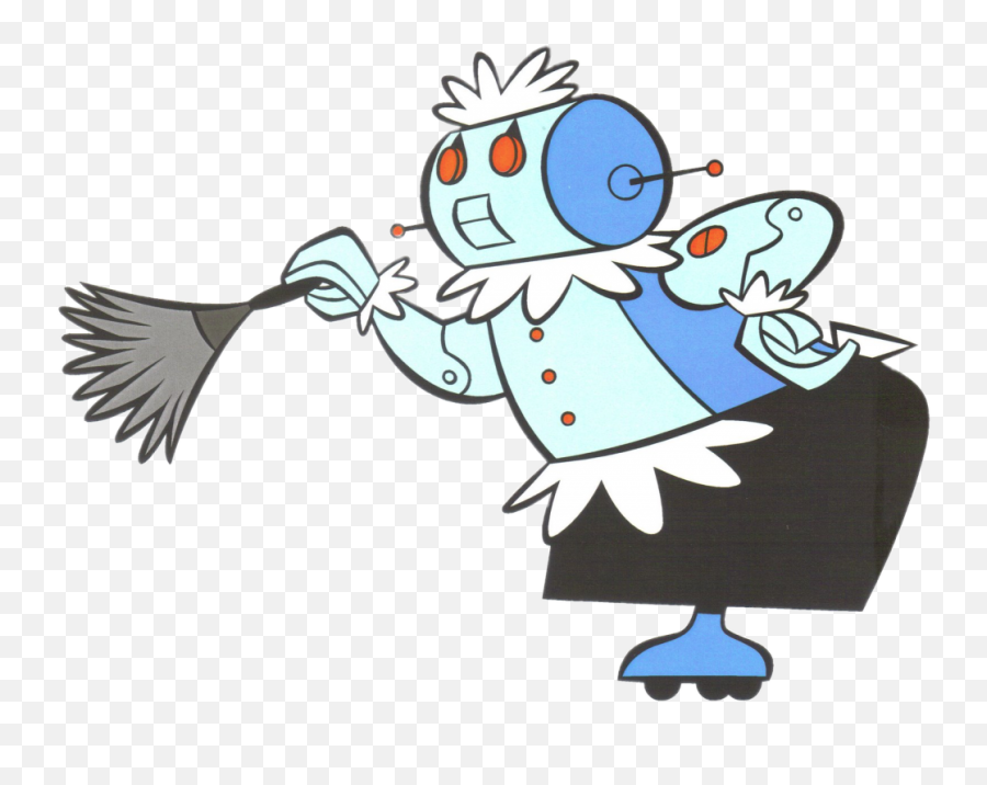 Jetsons Robot Rosie Cleaning Png Image - Rosie The Robot,Cleaning Png
