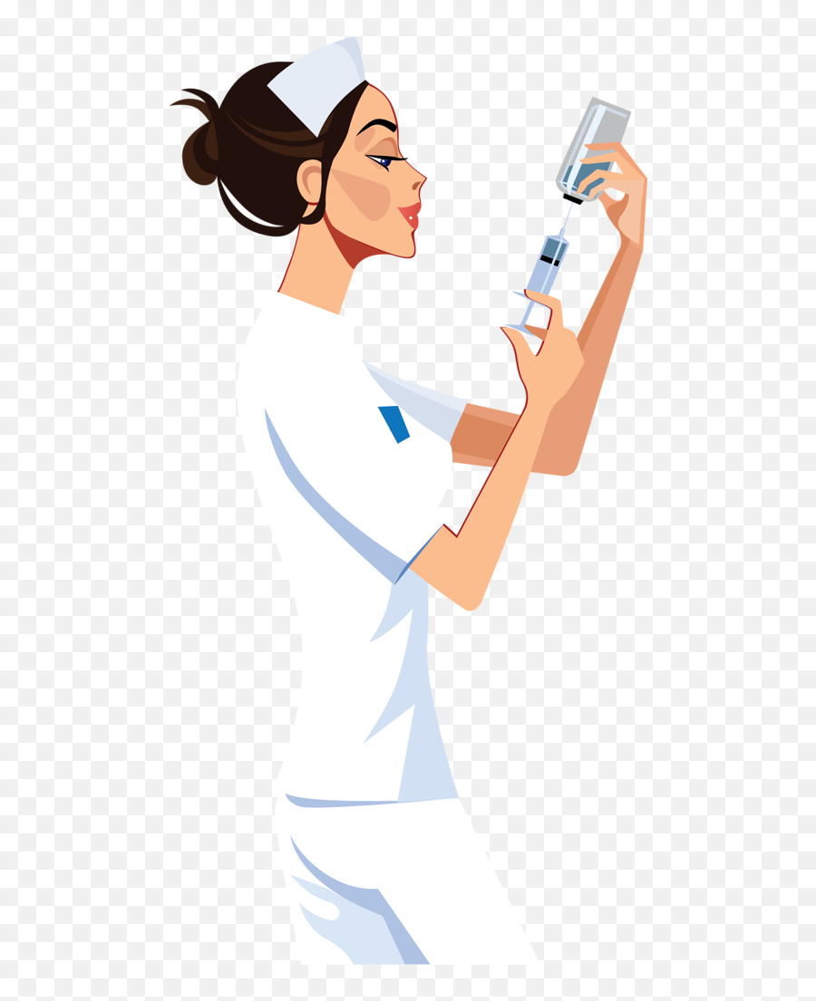 Nurse Clipart Clinical Specialist - Nurse With Syringe Clipart Transparent Background Png,Nurse Clipart Png