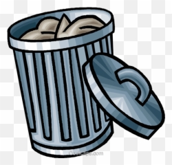 Garbage Can Royalty Free - Clipart Transparent png
