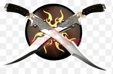 Download Elf Warrior Dual Swords - Sword Set Full Size Png Sword Blades,Elf Ears Png