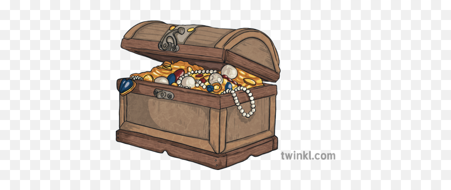 Treasure Chest Gold Coins Pirate Loot Trunk Reward Mps Ks2 - Cake Png,Treasure Chest Transparent