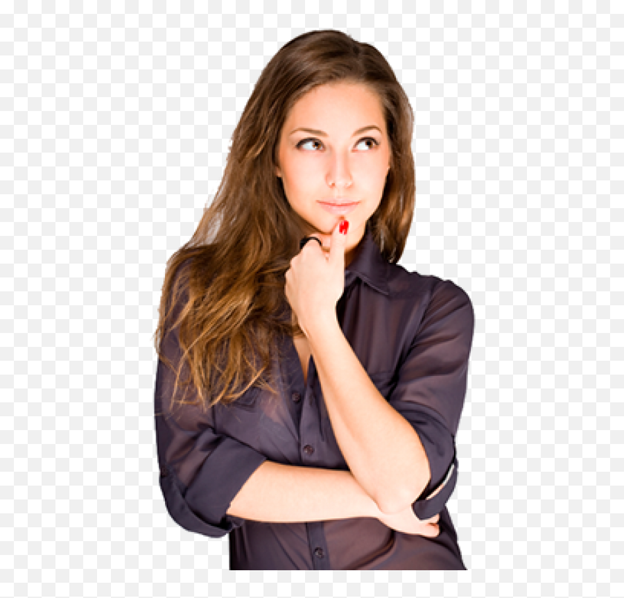 Thinking Woman Png Free Download 16 Images - Woman Thinking Png,Thonking Png