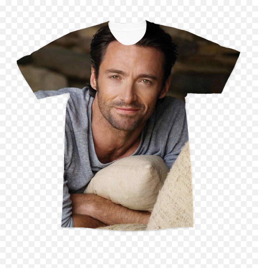 Premium Sublimation Adult T - Hugh Jackman Background Png,Hugh Jackman Png