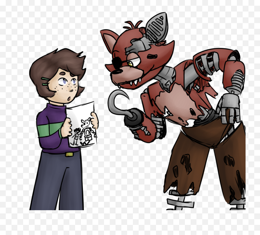 Tired But Hereu0027s A Withered Foxy With An Oc - Fnaf 2 Withered Foxy Png,Foxy  Png - free transparent png images 