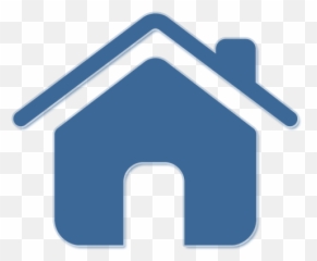 Download Home Icon Png Blue Image - Transparent