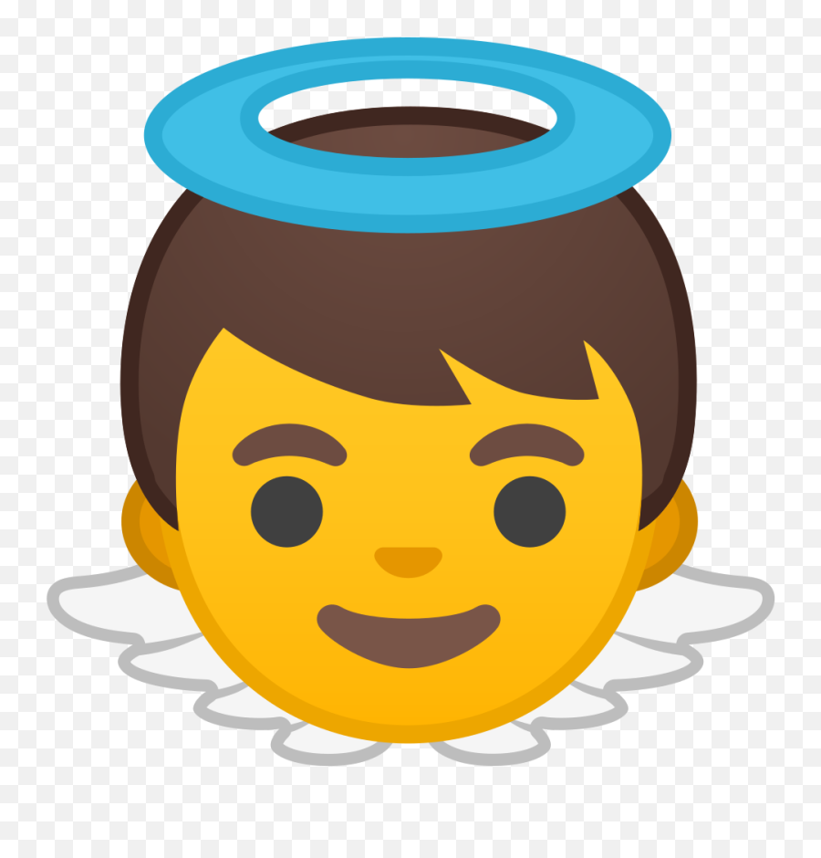 Baby Angel Emoji - Emoji Angel Png,Baby Emoji Png