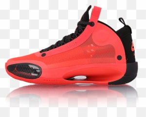 Air Jordan Xxxiv Infrared 23 - Air Jordan Xxxiv Red Png,Air Jordan Logo Png