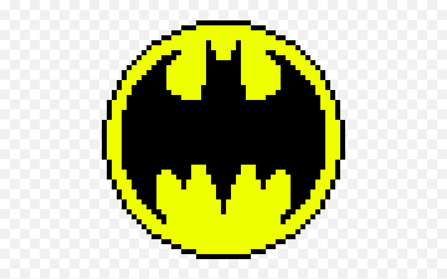 Batman Logo Pixel Art Maker - Pixel Art De Puppet Png,Batman Logo Png -  free transparent png images 