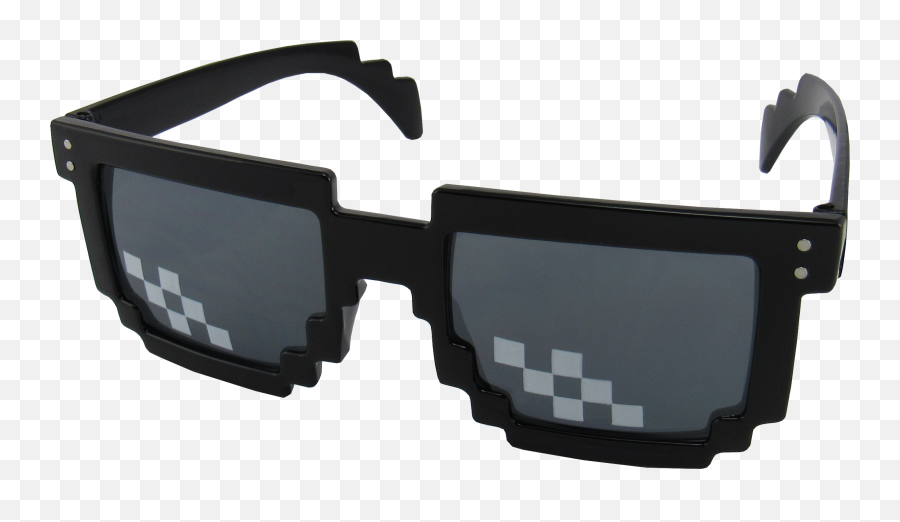Pixel Zonnebril Png - Kid Glasses Png,Deal With It Sunglasses Png