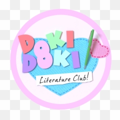 Doki Literature Club Logo - Sign png