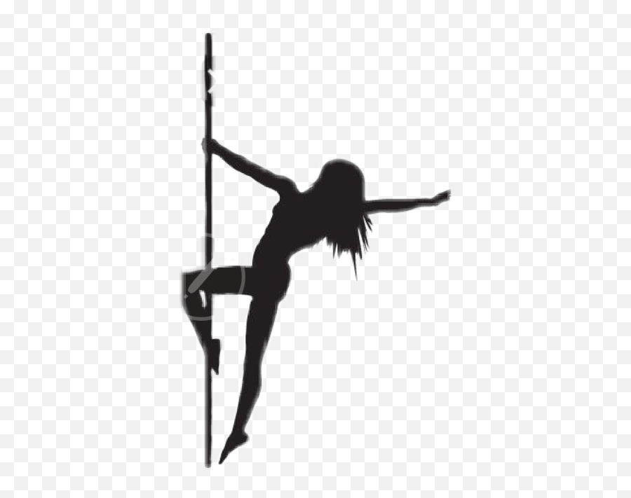 Clip Art - Stripper On Pole Silhouette Png,Stripper Pole Png