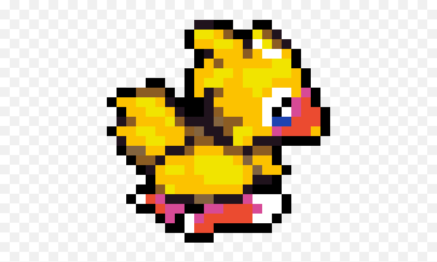 Final Fantasy Chocobo Pixel - God Of War Pixel Art Png,Chocobo Png