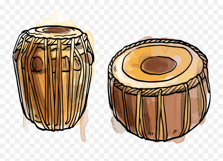 Dholak Tabla Musical Instrument Tom - Tabla Illustration Png,Tabla Png