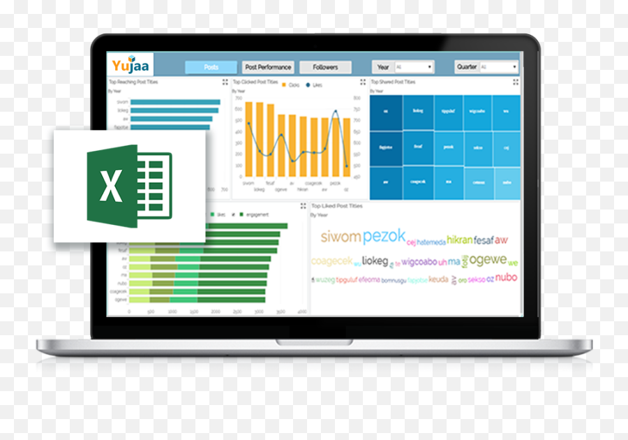 Yujaa Excel - Excel Laptop Png,Excel Png