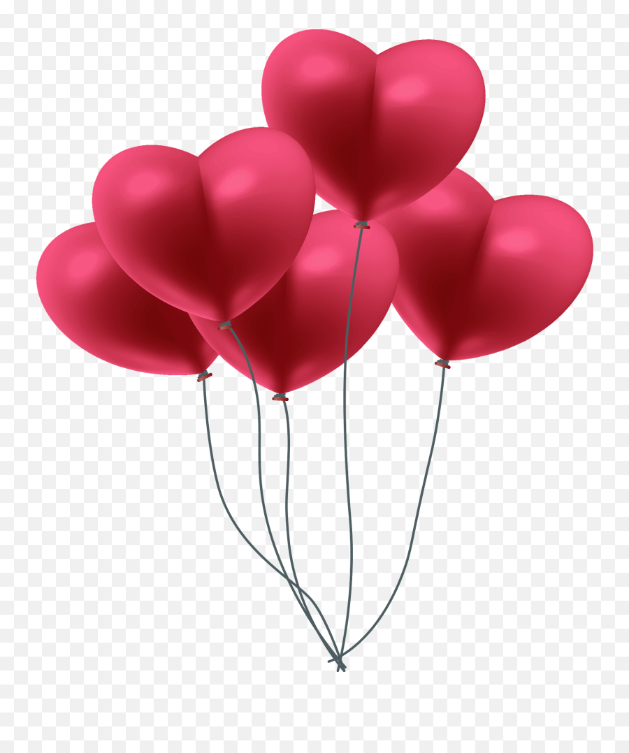 Bouquet Of Heart Balloons Clipart Free Download Transparent Png Balloon String