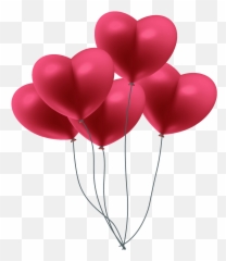 Bouquet Of Heart Balloons Clipart Free Download Transparent Png