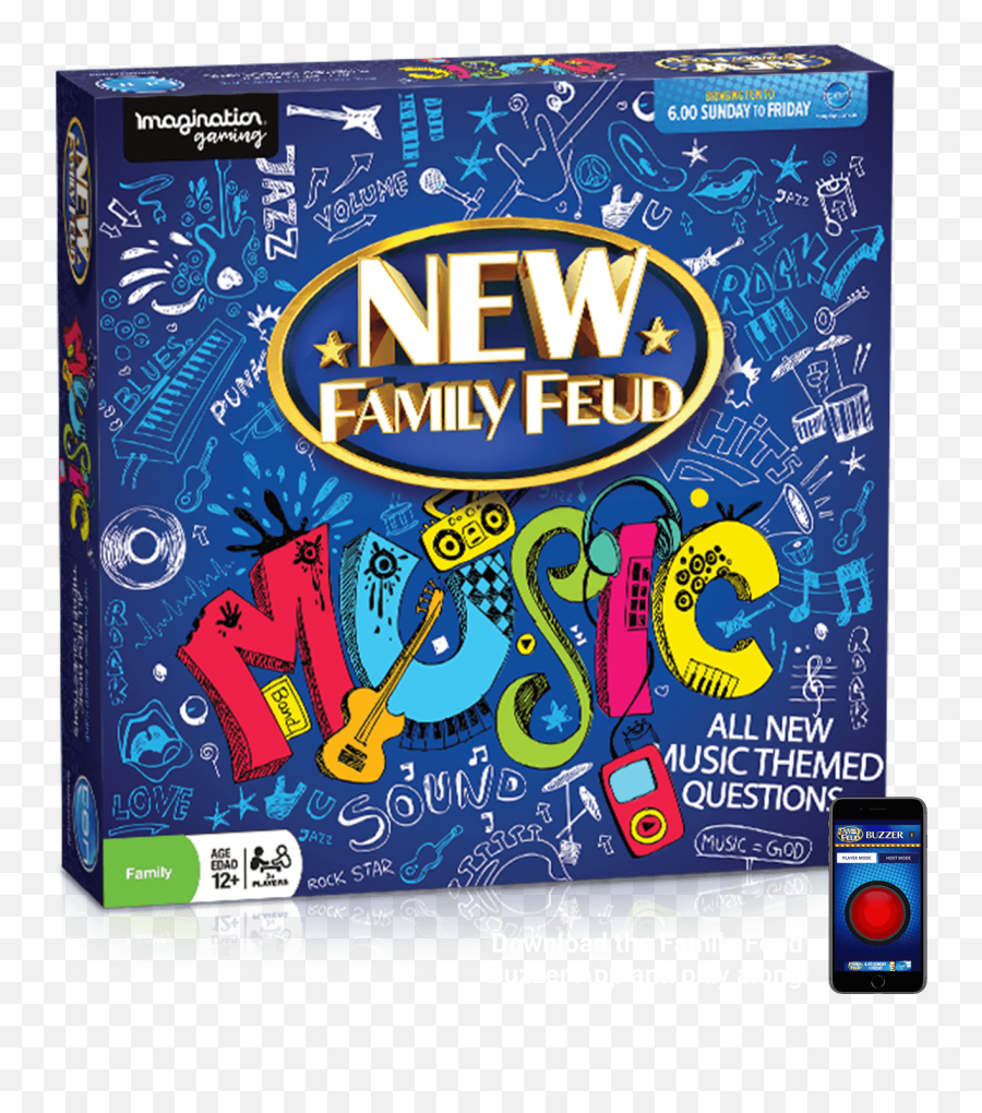 Imagination Games Family Feud Music Edition - Portable Media Player Png,Family Feud Logo Png