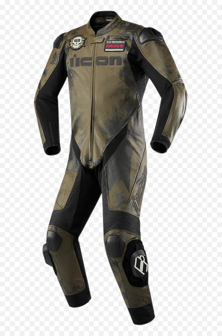 Icon Hypersport Battlescar Mens Camo - Motorcycle Suit Png,Icon Leather Jacket