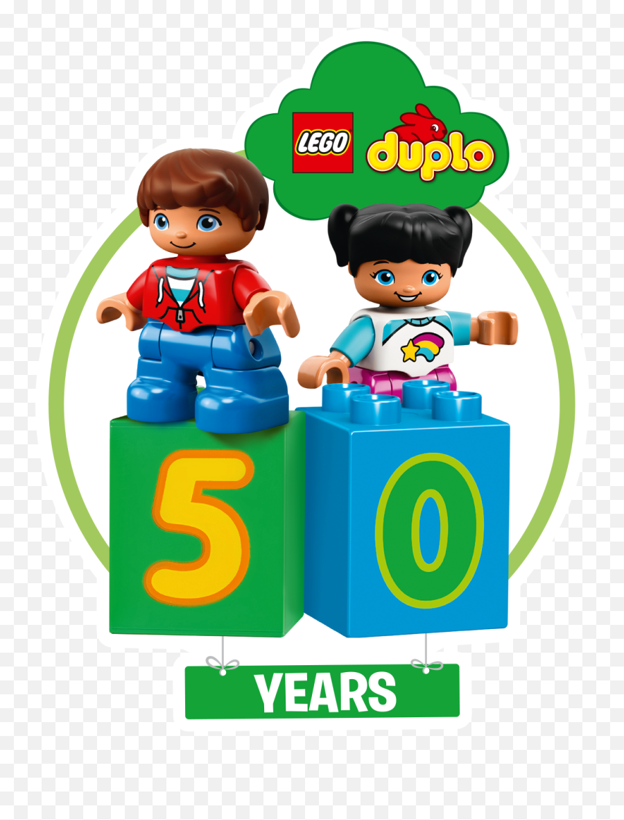 Anniversary Alert 50 Years Of Lego Duplo Bricks The - Lego Duplo Png,Lego Brick Icon