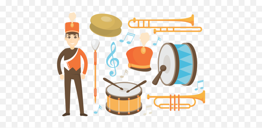 Marching Band Icons Vector 165053 Art - Marching Band Kids Vector Png,Icon (band)