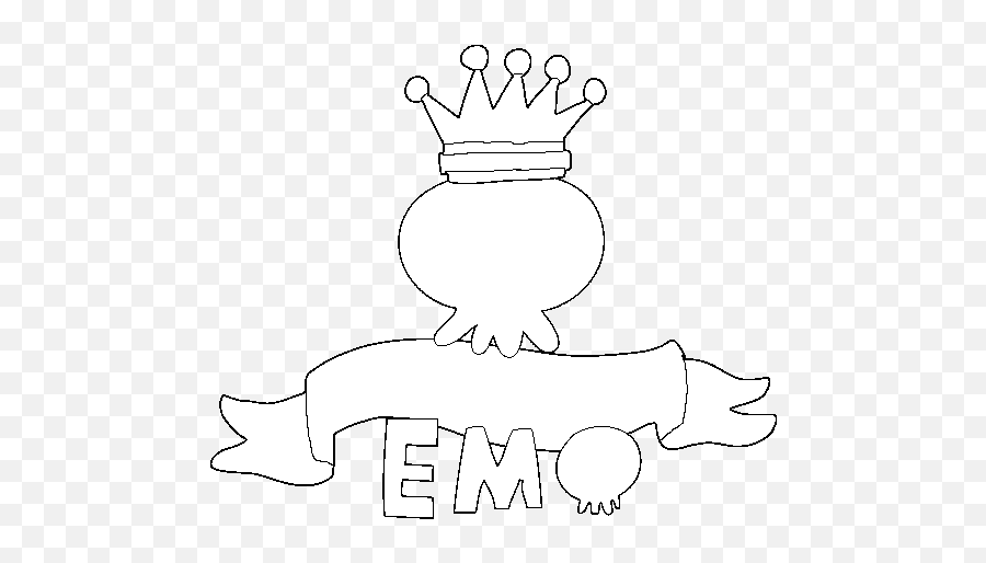 Love Emo Coloring Page - Coloringcrewcom Illustration Png,Emo Png