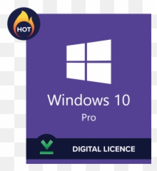 Windows 10 Professional Digital Licence - Microsoft png