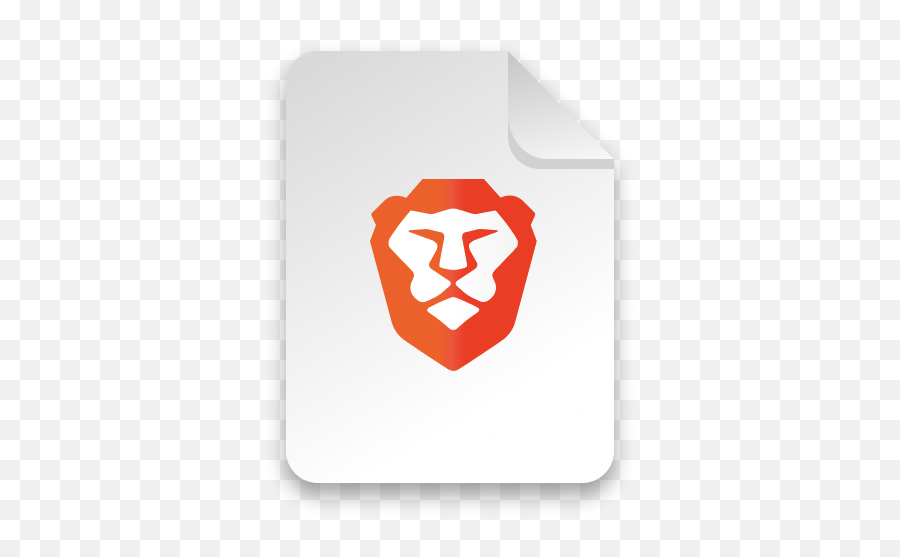 Use Different Icon For File Formats That Open In Brave - Brave Browser Vector Logo Png,Unlike Icon