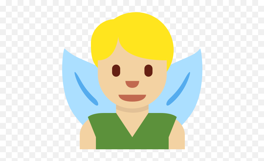 U200d Man Fairy Emoji With Medium - Light Skin Tone Meaning Emoji Hada Hombre Png,Fairy Light Png