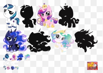 Mobile - My Little Pony Pocket Ponies Royalty Collection Mlp Base png