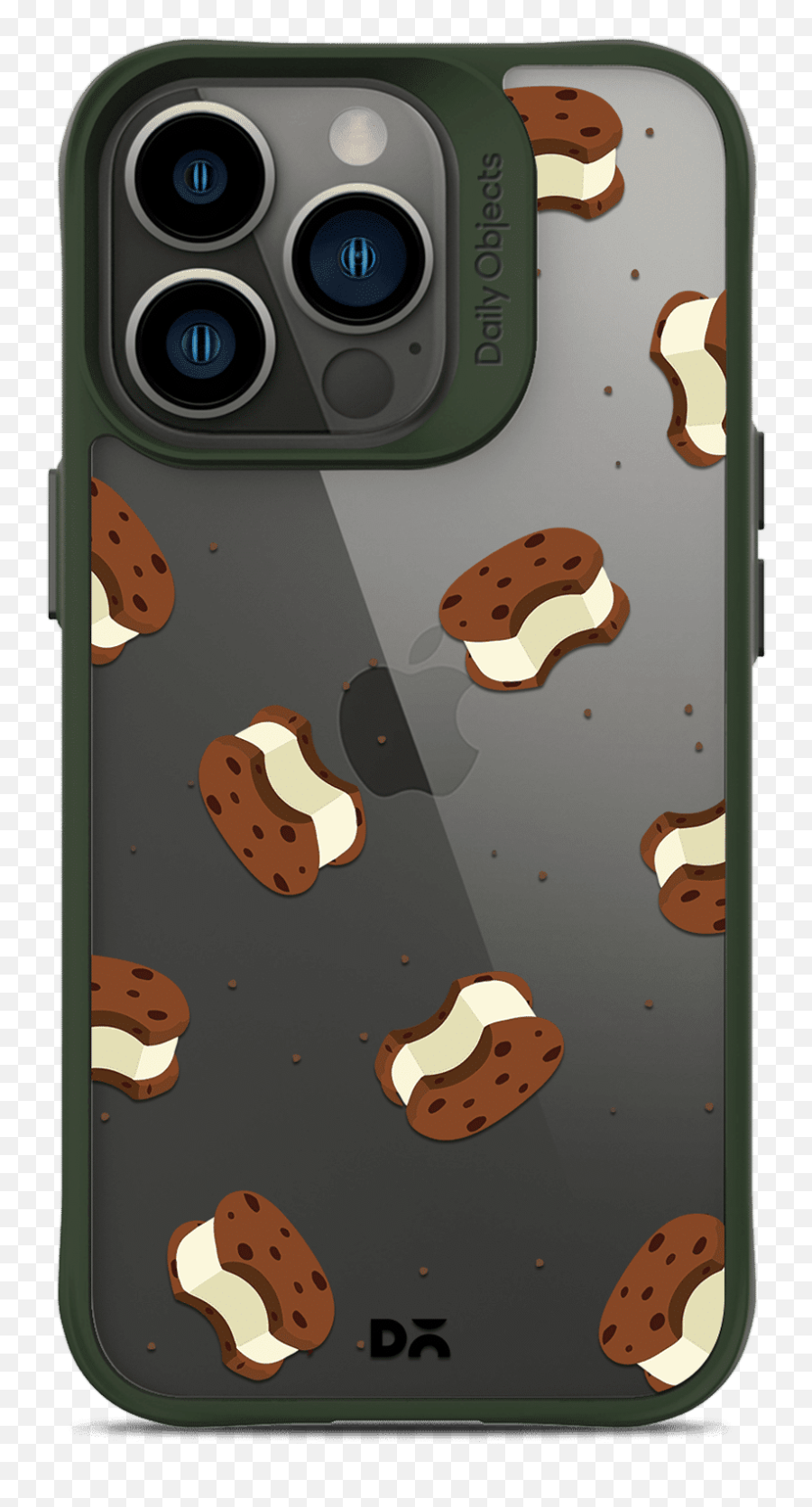 Dailyobjects Icecream Sandwich Icon Green Hybrid Clear Case - Mobile Phone Case Png,Sandwich Icon