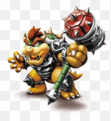 Skylanders Hammer Slam Bowser - Skylanders Hammer Slam Bowser Png,Bowser Png