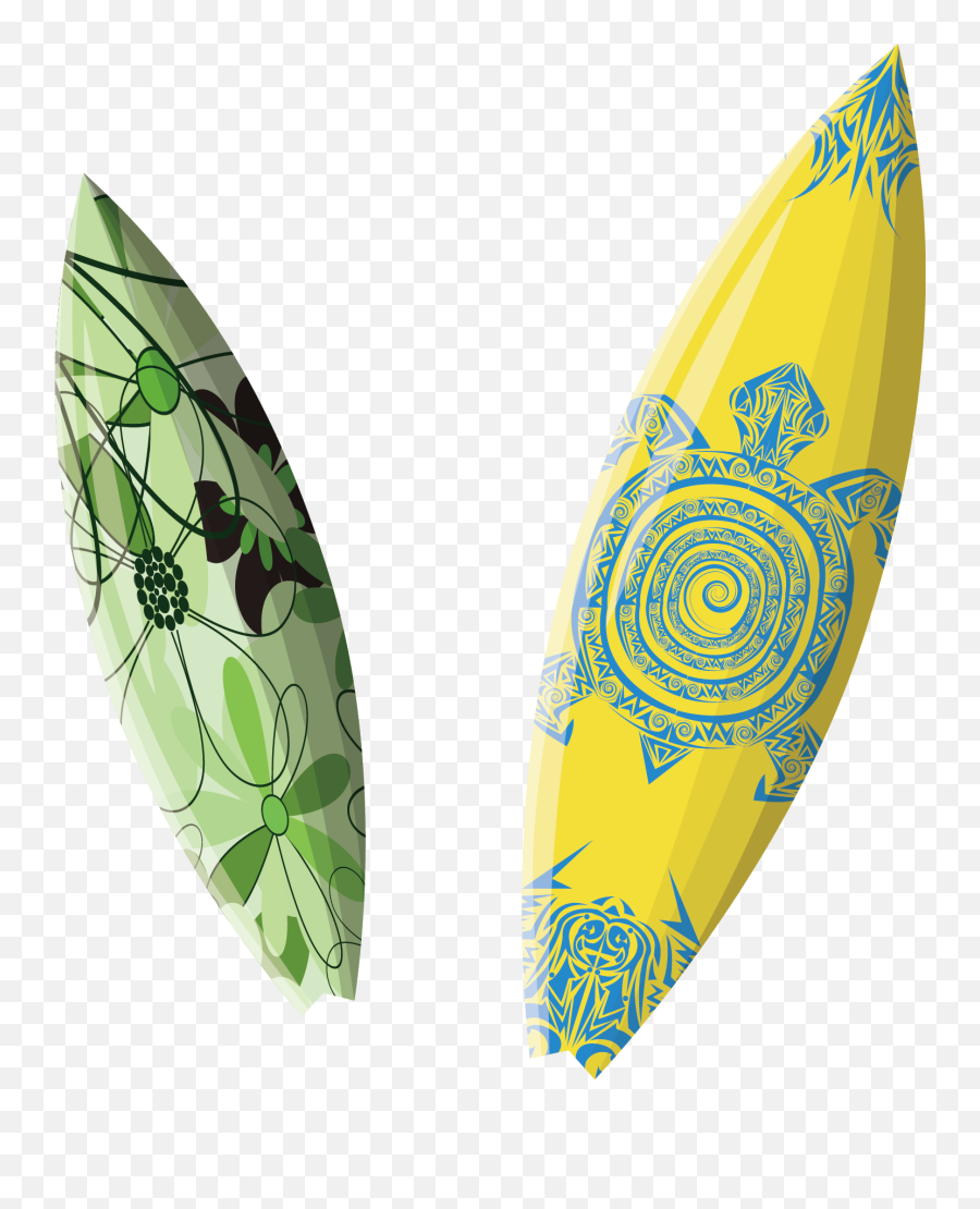 Surfboard Illustration - Transparent Background Surf Board Png,Surfboard Png