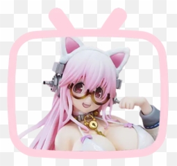 20222 Super Sonico Cat Figure Png