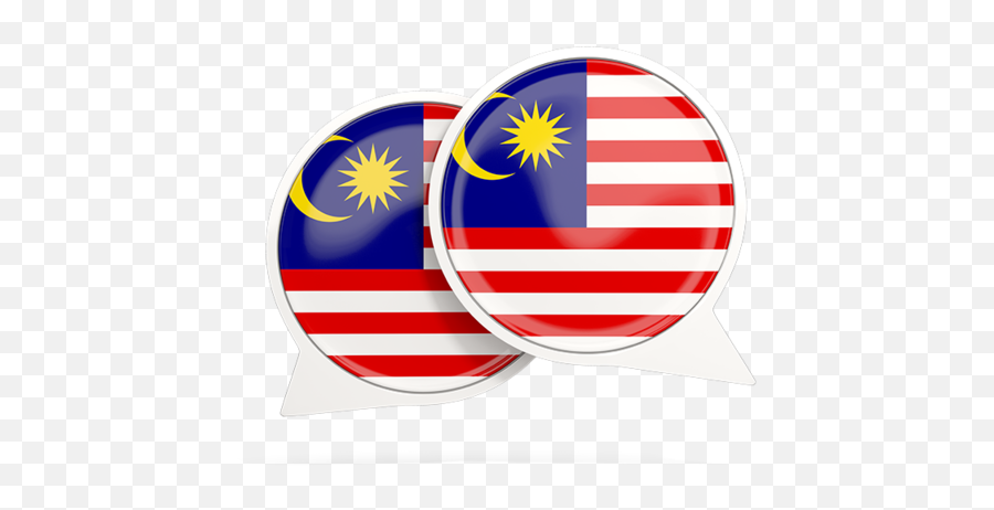 Round Chat Icon Illustration Of Flag Malaysia - American Png,Chat Flat Icon